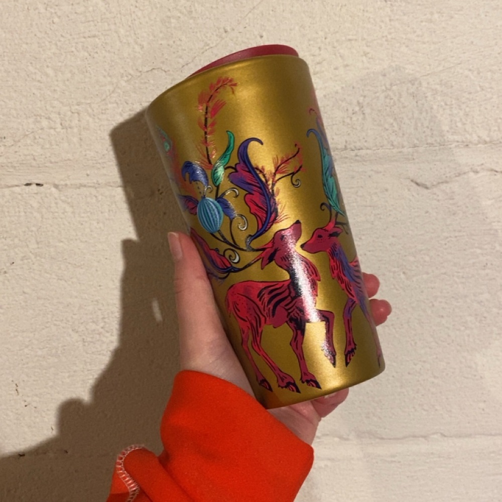 Brand new Starbucks cup Christmas themed - Picture 2 of 2